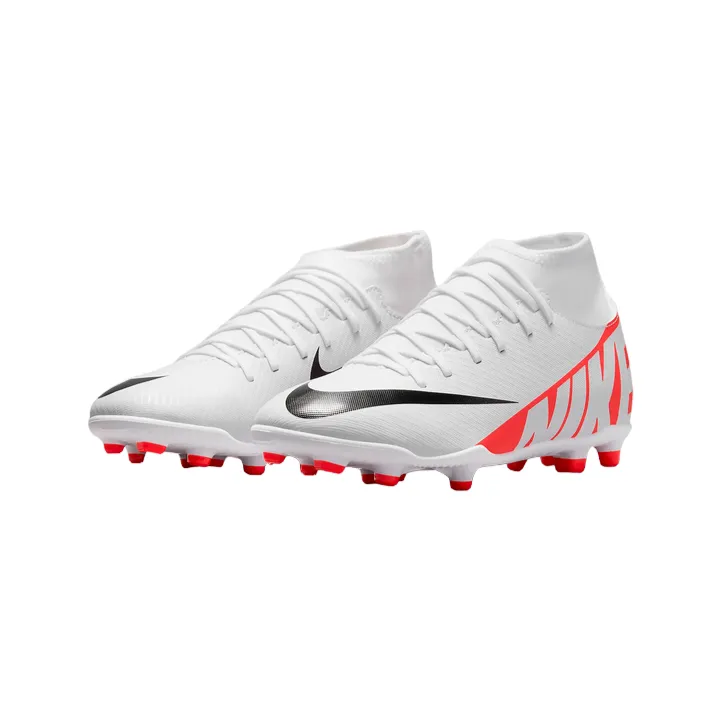 Nike boys' football boot Superfly 9 Club FG/MG DJ5959-600 crimson-white-black