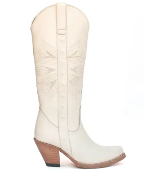 No.2052 ALLEY tall boot Bone