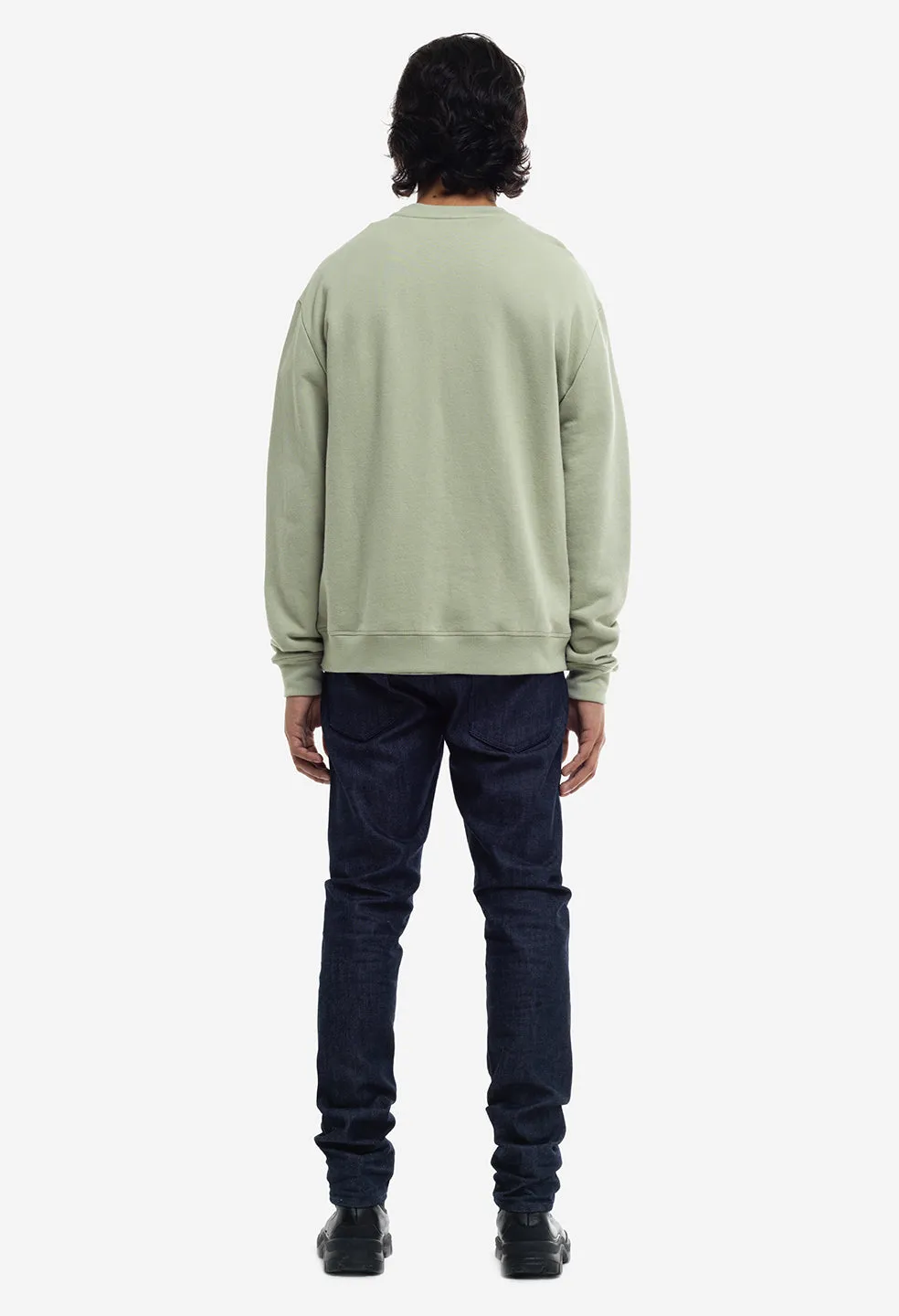 Oversized Crewneck Pullover / Eucalyptus