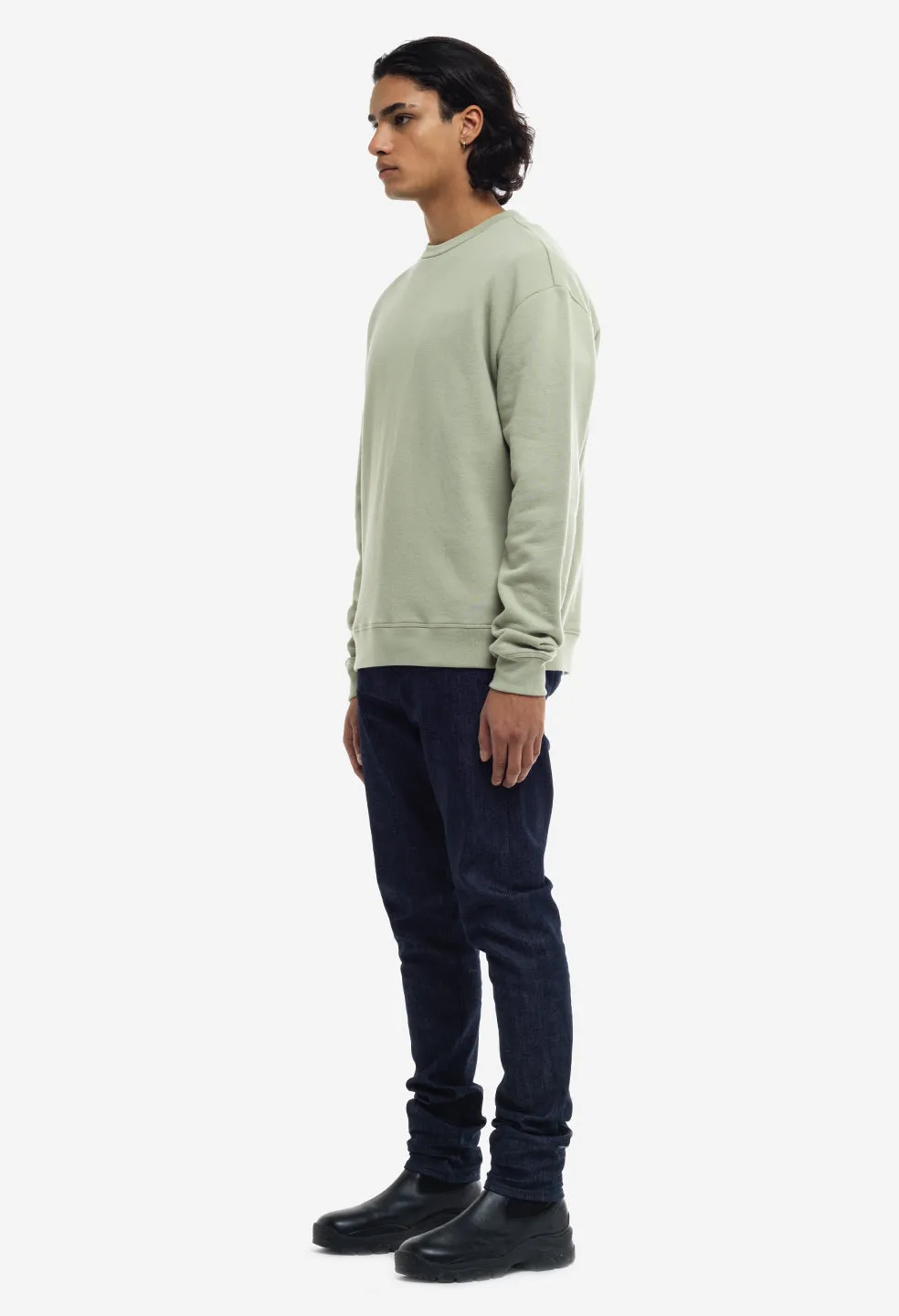 Oversized Crewneck Pullover / Eucalyptus