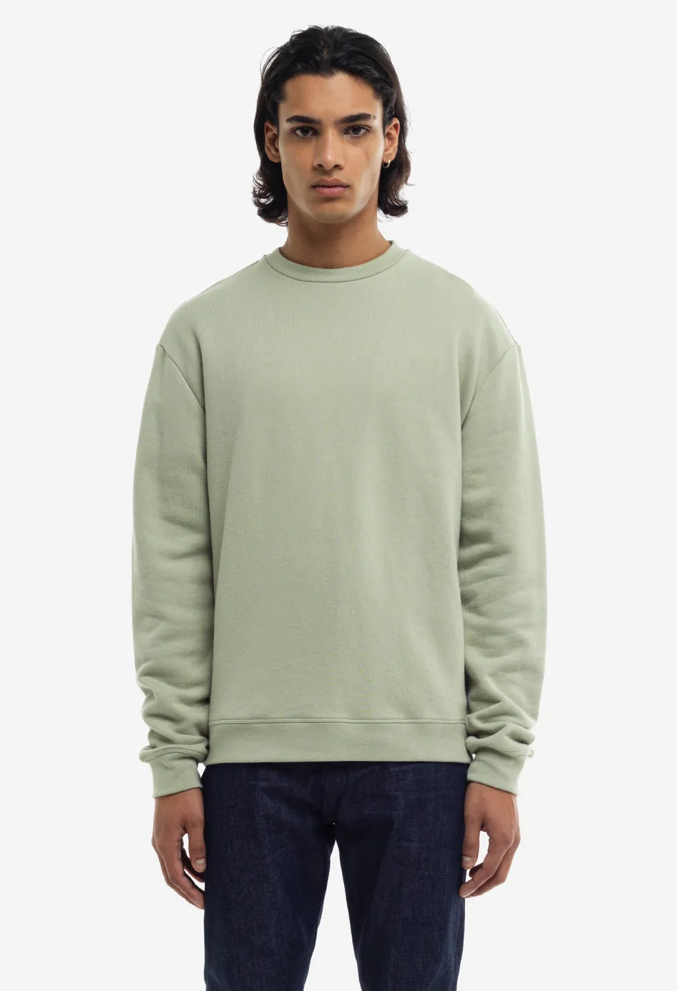 Oversized Crewneck Pullover / Eucalyptus