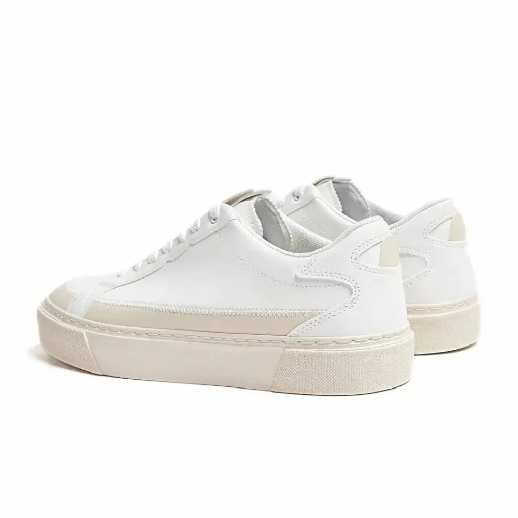 Pull & Bear Basic Contrast Sneakers - WHT