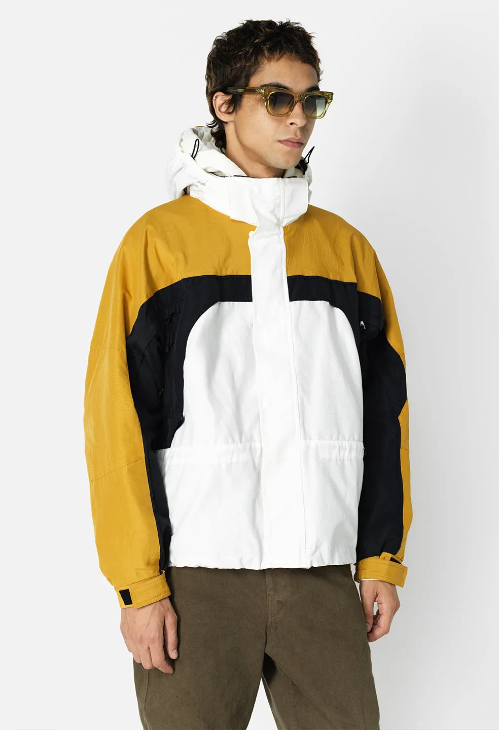 Sail Snow Jacket / White X Mustard