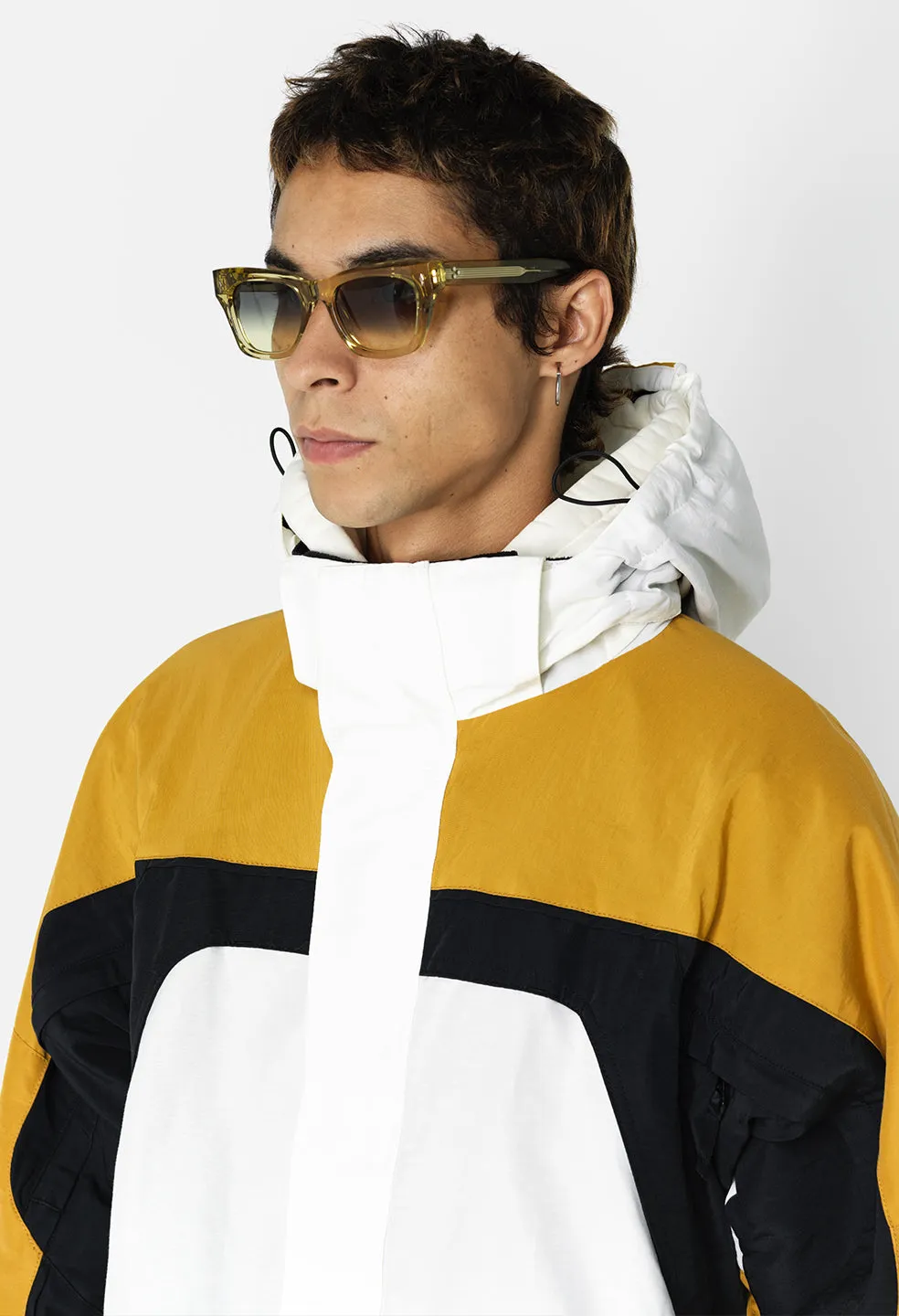 Sail Snow Jacket / White X Mustard