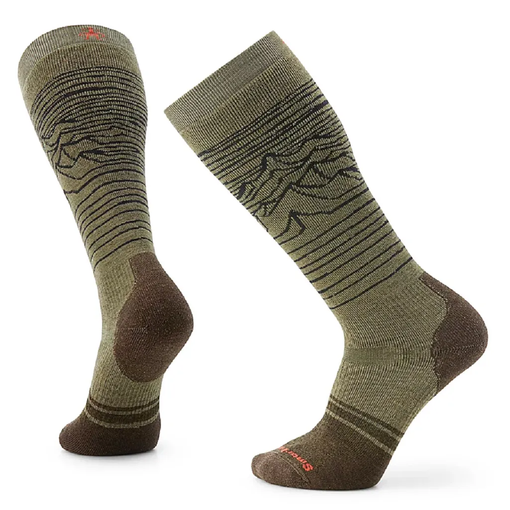 Smartwool Snowboard Iguchi Patern Over the Calf Sock - Full Cushion