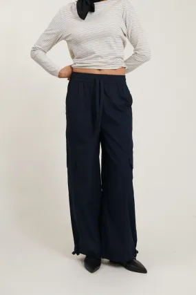 Tilde Loose Cargo Pants - Sky Captain