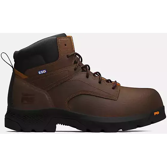 Timberland Pro Men's Titan Ev 6 Comp Toe Work Boot -Brown- TB0A61PF214