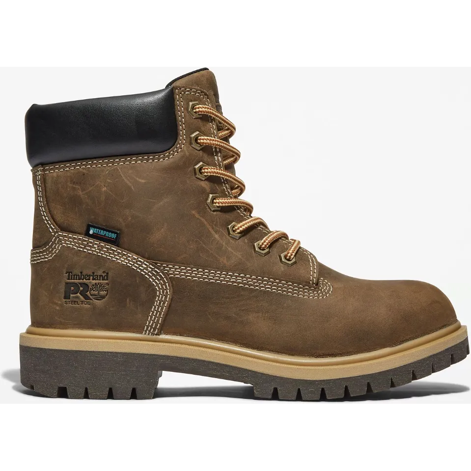 Timberland Pro Women's Direct Attach 6 WP Work Boot -Brown- TB1A2QX7214