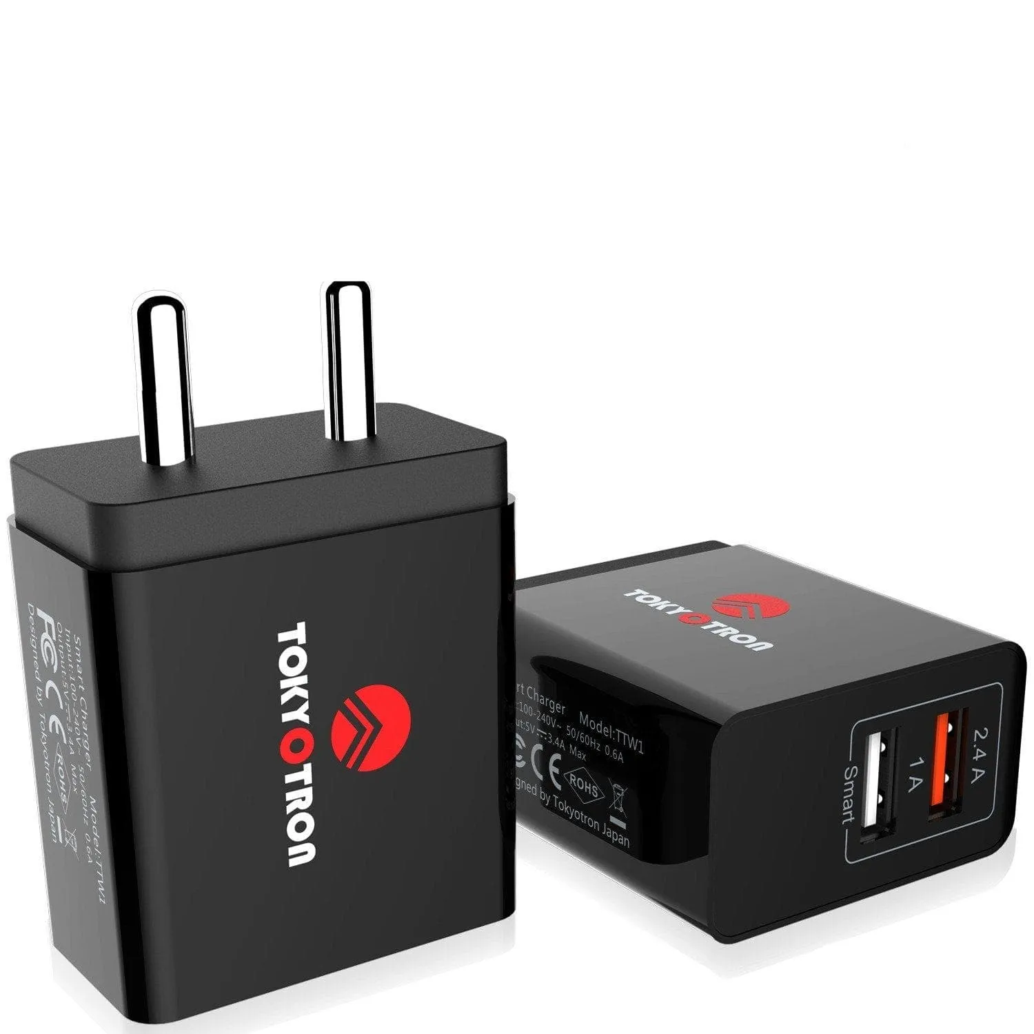 Tokyotron 2 port USB Wall Charger for Mobile