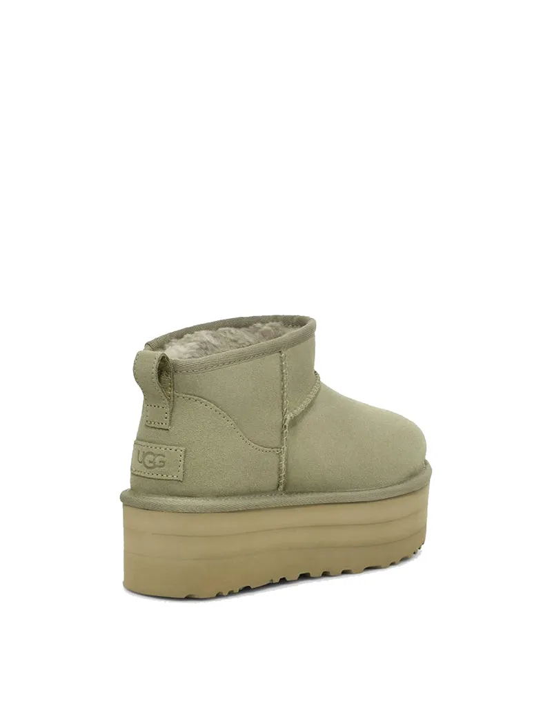 UGG Womens Classic Ultra Mini Boot Shaded Clover