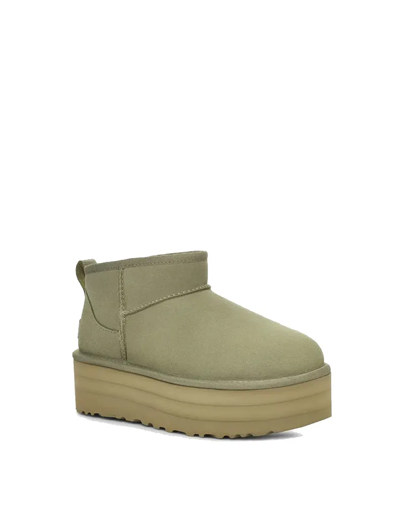 UGG Womens Classic Ultra Mini Boot Shaded Clover