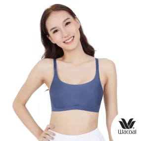 Wacoal New Normal Bra เลือกง่าย ใส่สบาย รุ่น WB5X43 สีเทาออกน้ำเงิน (NG)