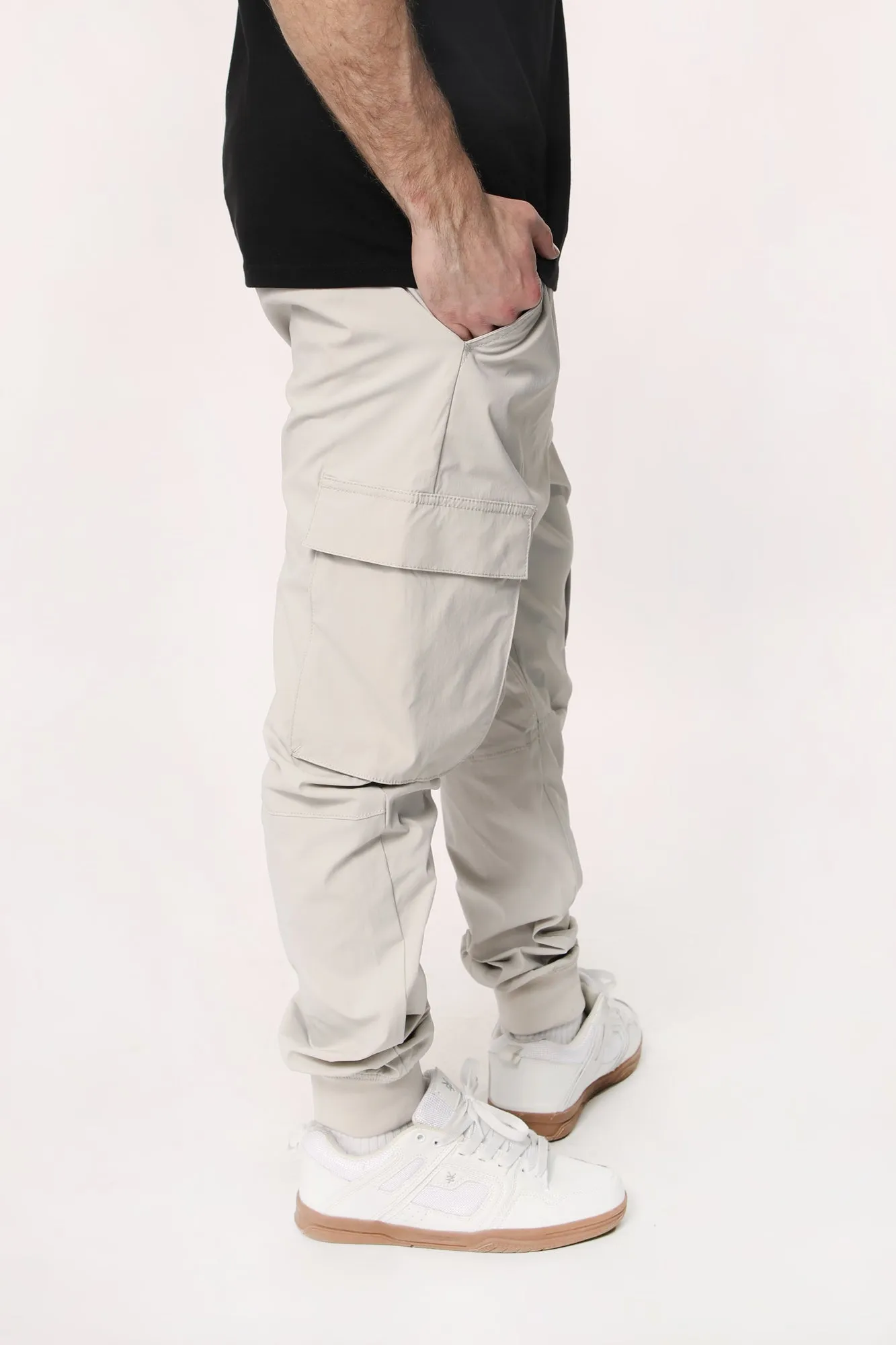 West49 Mens Nylon Cargo Jogger