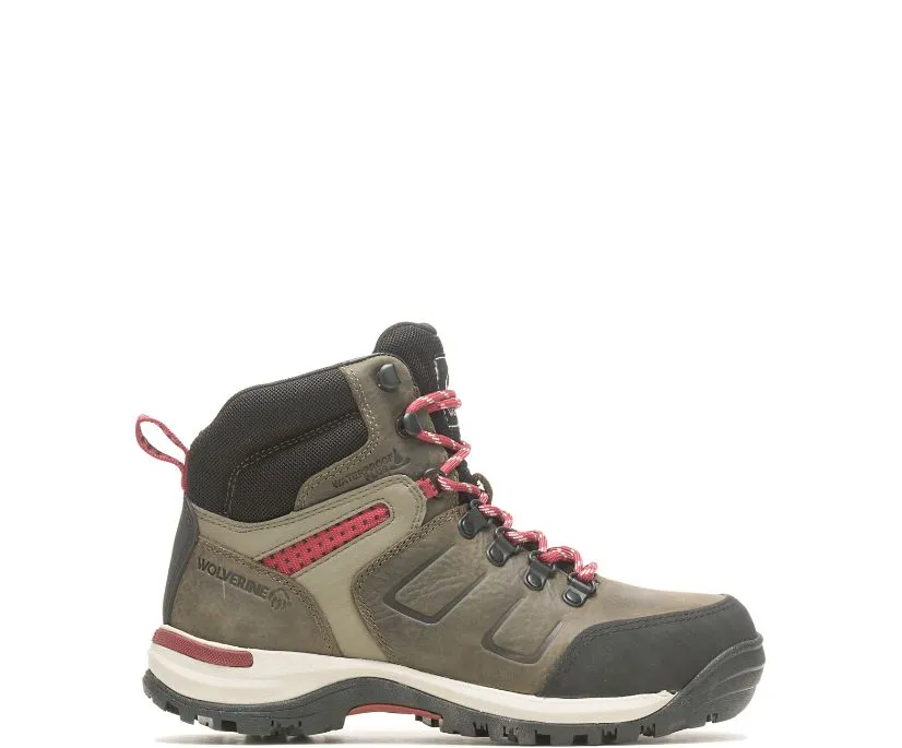 Wolverine Women's Chisel 6 Soft Toe WP Slip Resist Work Boot -Bungee- W230030