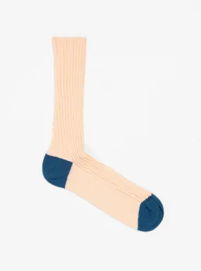 Yvette Socks Crevette Pink & Blue